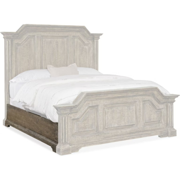 Hooker Furniture Rustic Wood La Grange Bradshaw Queen Panel Bed 