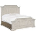 Hooker Furniture Rustic Wood La Grange Bradshaw Queen Panel Bed 