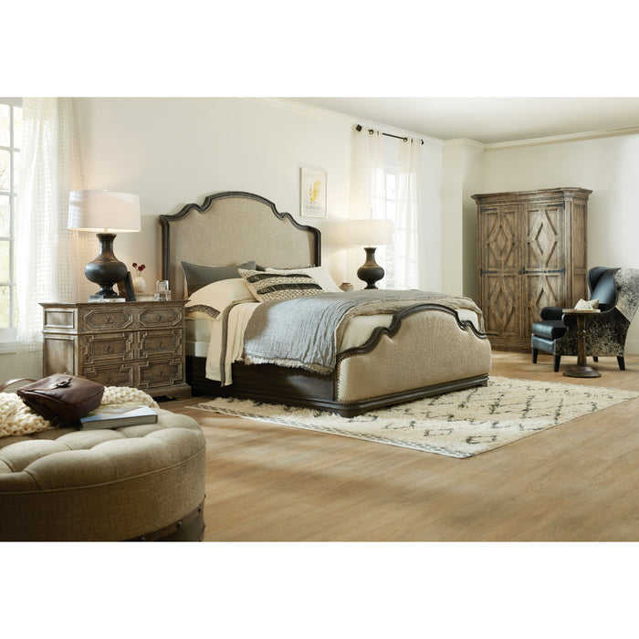 Hooker Furniture La Grange Fayette Queen Upholstered Bed 