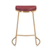 Zuo Bree Red Counter Stool