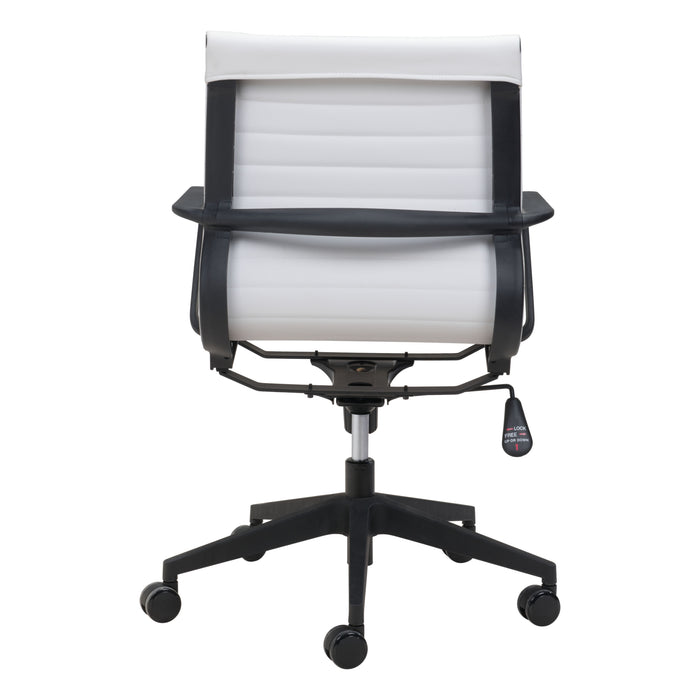 Zuo Stacy White Office Chair