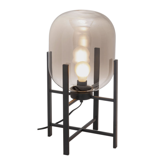 Zuo Wonderwall Modern Design with Tinted Glass Black Table Lamp