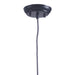 Zuo Paradise Gray Dome Powder Coated Steel Ceiling Lamp