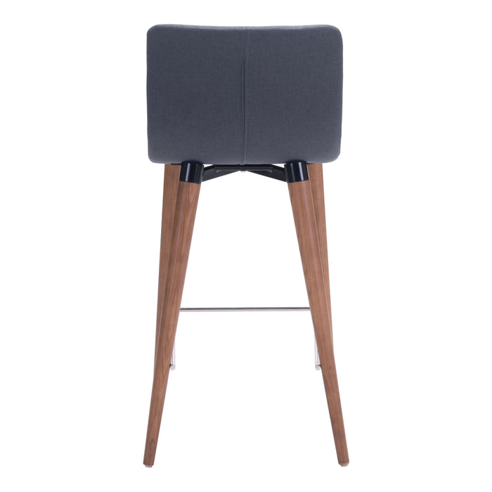 Zuo Jericho Gray Counter Stool