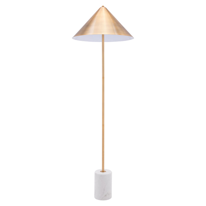 Zuo Bianca Elegant Modern Design with Marble Base Floor Lamp 