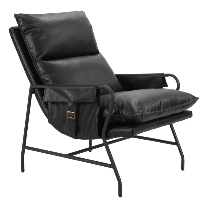 Zuo Modern Halaus Black Accent Chair