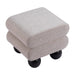 Zuo Modern Davao Grey Ottoman