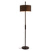 Zuo Lonte Sleek Steel Frame Modern Floor Lamp Black