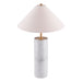 Zuo Ciara Modern White Marble Base Table Lamp