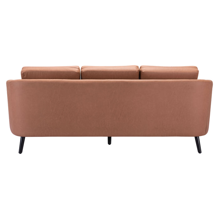 Zuo Modern Divinity Brown Sofa