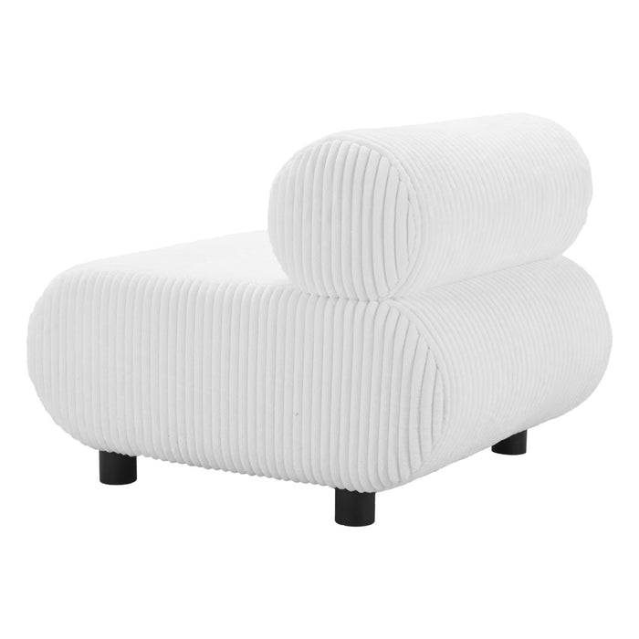 Zuo Modern Rahat White Accent Chair
