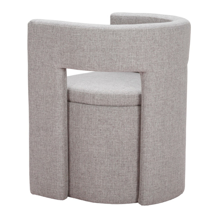 Zuo Papua Dining Arm Chair Gray