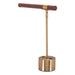 Zuo Kippy Modern Brown & Brass Faux Wood Steel Table Lamp