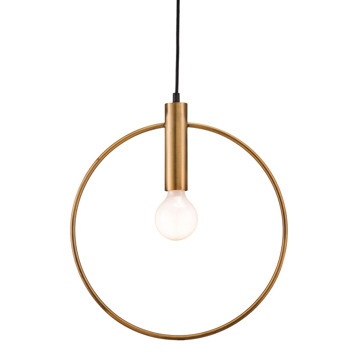 Anderson Teak Irenza Sleek Modern Ceiling Lamp Brass