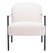 Zuo Modern Chicago White Accent Chair