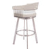 Zuo Bantry Swivel Barstool White