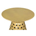 Zuo Proton Round Gold Side Table