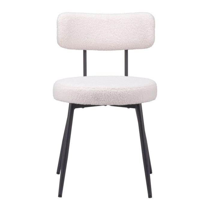 Zuo Blanca White Dining Chair