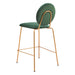 Zuo Odessa Counter Stool Green