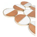 Zuo Cycle Multi-Mirror Wall Round Mirror Gold & Walnut