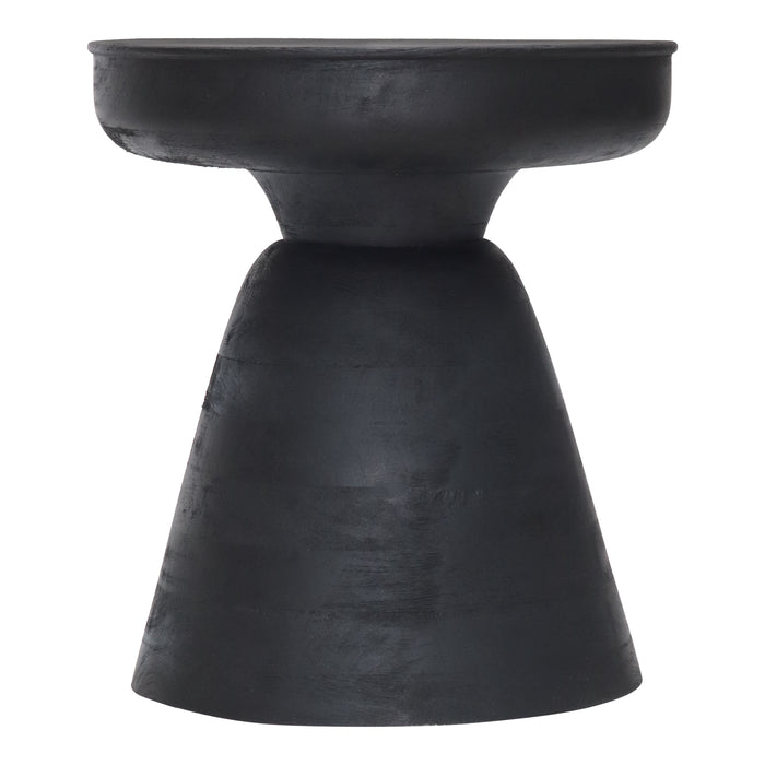 Zuo Sage Round Black Side Table