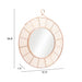 Zuo Lobo Natural Round Rattan Wall Mirror