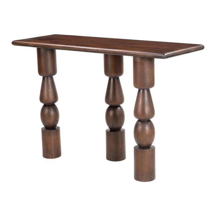 Zuo Modern Split Wood Console Table