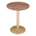 Zuo Alto Bistro Table Brown & Gold