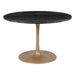 Zuo Taj Dining Table Black & Gold