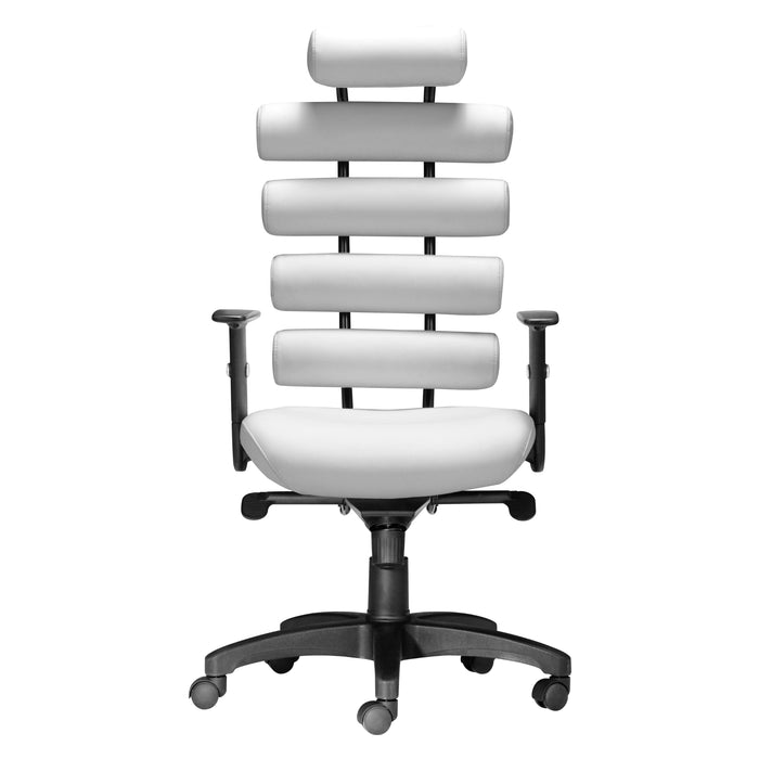 The Unico Modern Office Chair by Zuo, White