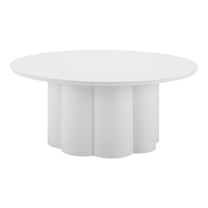 Zuo Palmier Sleek and Modern Elegance Coffee Table White