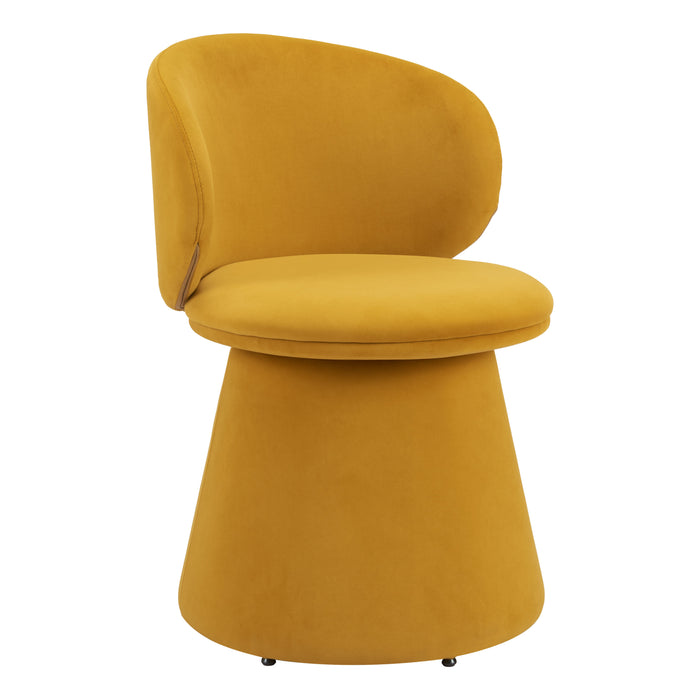 Zuo Oblic Swivel Dining Chair