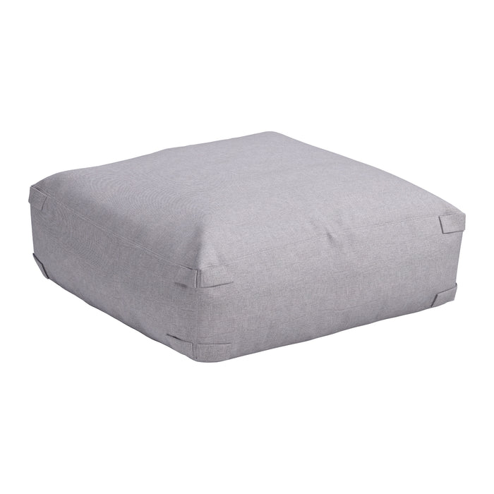 Zuo Luanda Modern and Versatile Gray Outdoor Ottoman