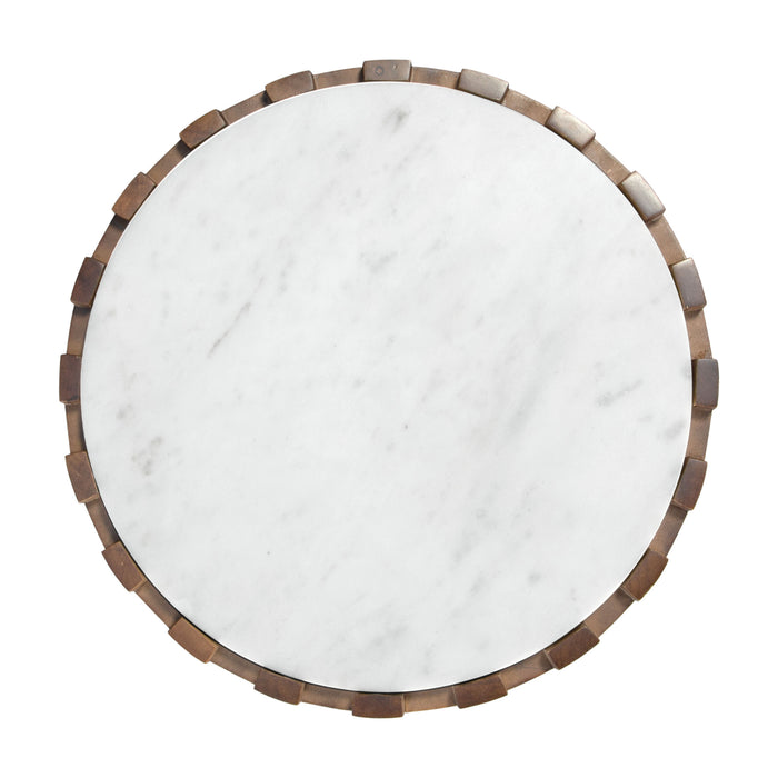 Zuo Bombay Marble Top Side Table