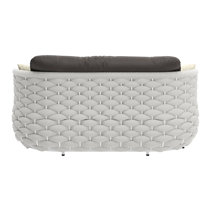 Zuo Coral Reef Outdoor Loveseat