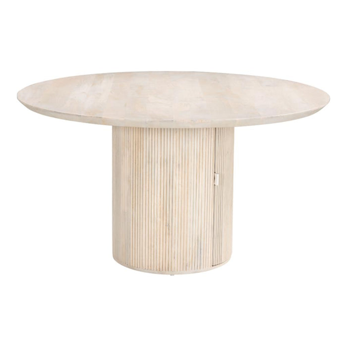 Izola Storage Dining Table Natural