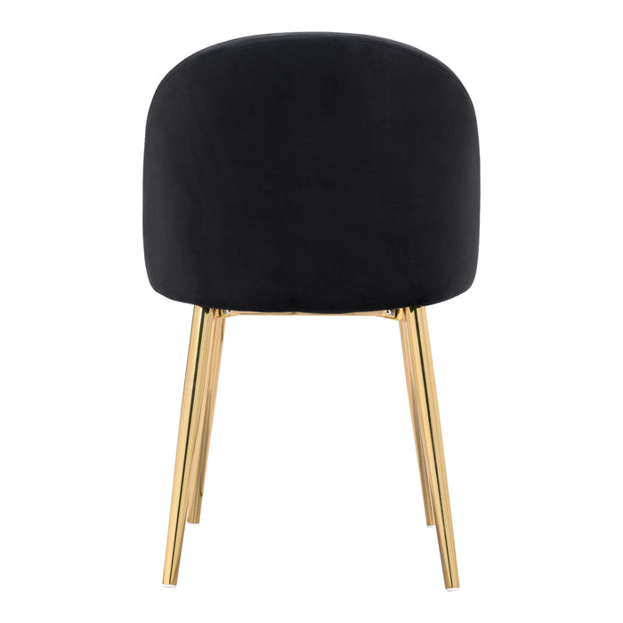 Zuo Cozy Dining Chair Black & Gold