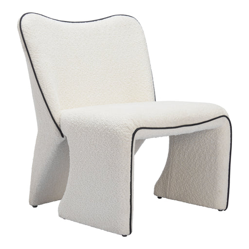 Zuo Modern Novo White Accent Chair
