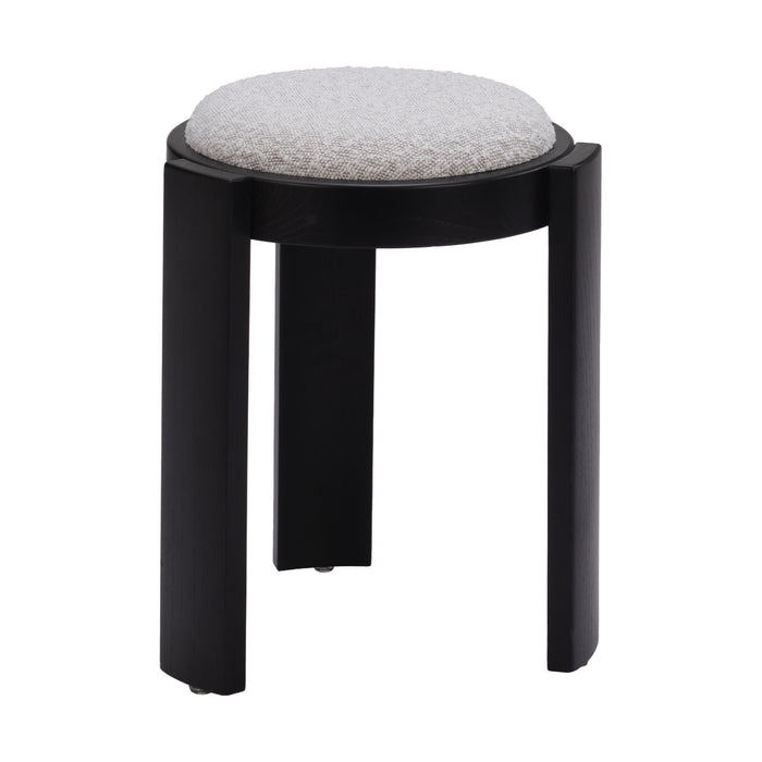 Zuo Modern Banjul Black Ottoman