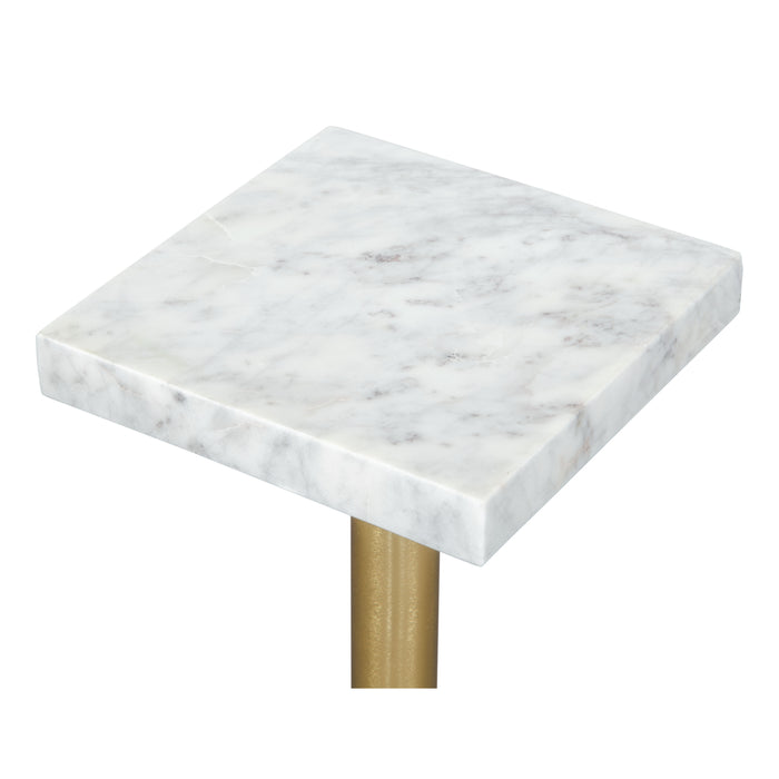 Zuo Josef Marble Side Table