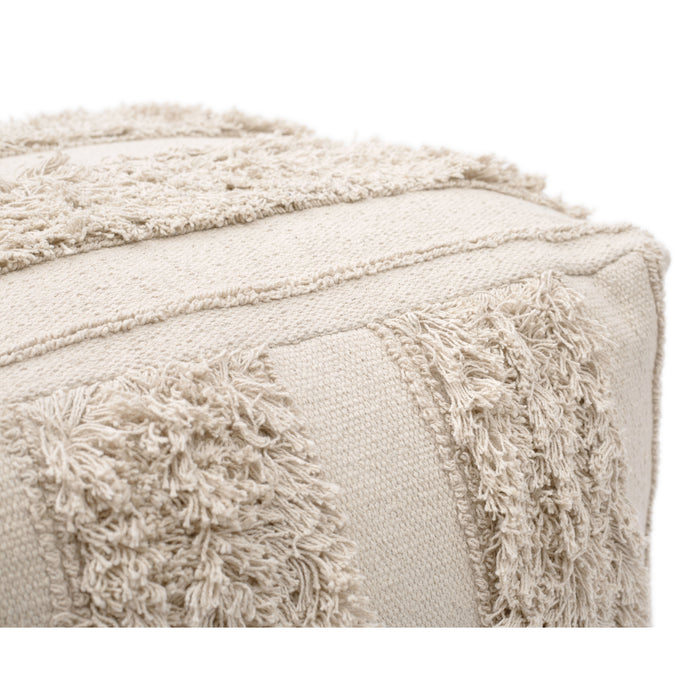 Zuo Modern Peru Beige Ottoman