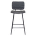 Zuo Boston Black Counter Stool