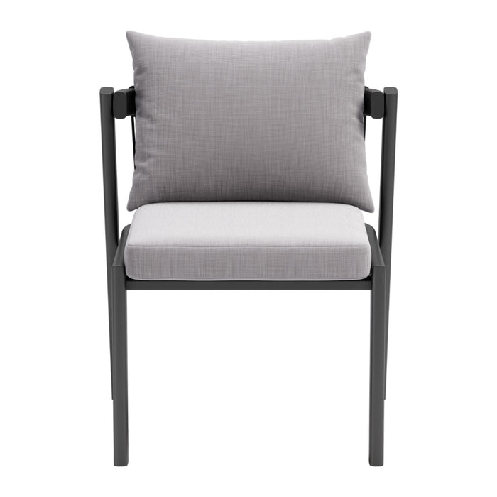 Zuo Modern Horizon Grey Outdoor Dining Chair