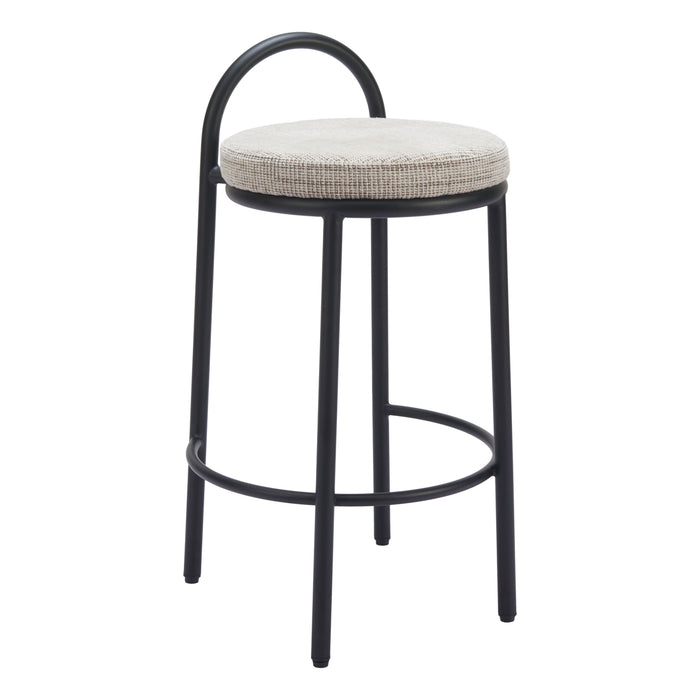 Zuo Sisal Cream Counter Stool