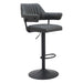 Zuo Erret Adjustable Barstool Gray