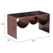 Zuo Aveiro Brown Rectangular Coffee Table