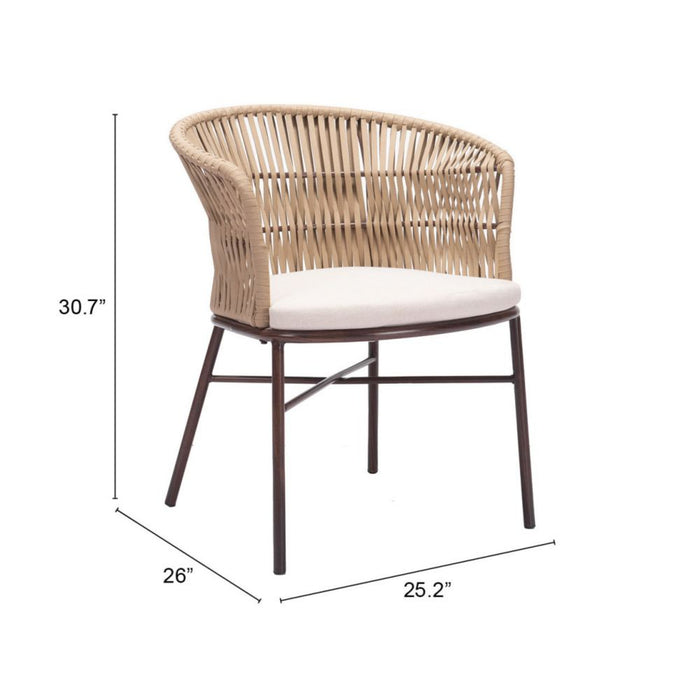 Zuo Modern Freycinet Outdoor Dining Chair