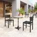 Zuo Modern Gazebo Dining Table and Iksa Dining Chair Set