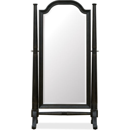 Hooker Furniture Americana Black Oak Wood Floor Mirror 