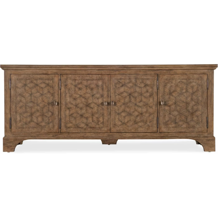 Hooker Furniture Americana Medium Wood Entertainment Credenza